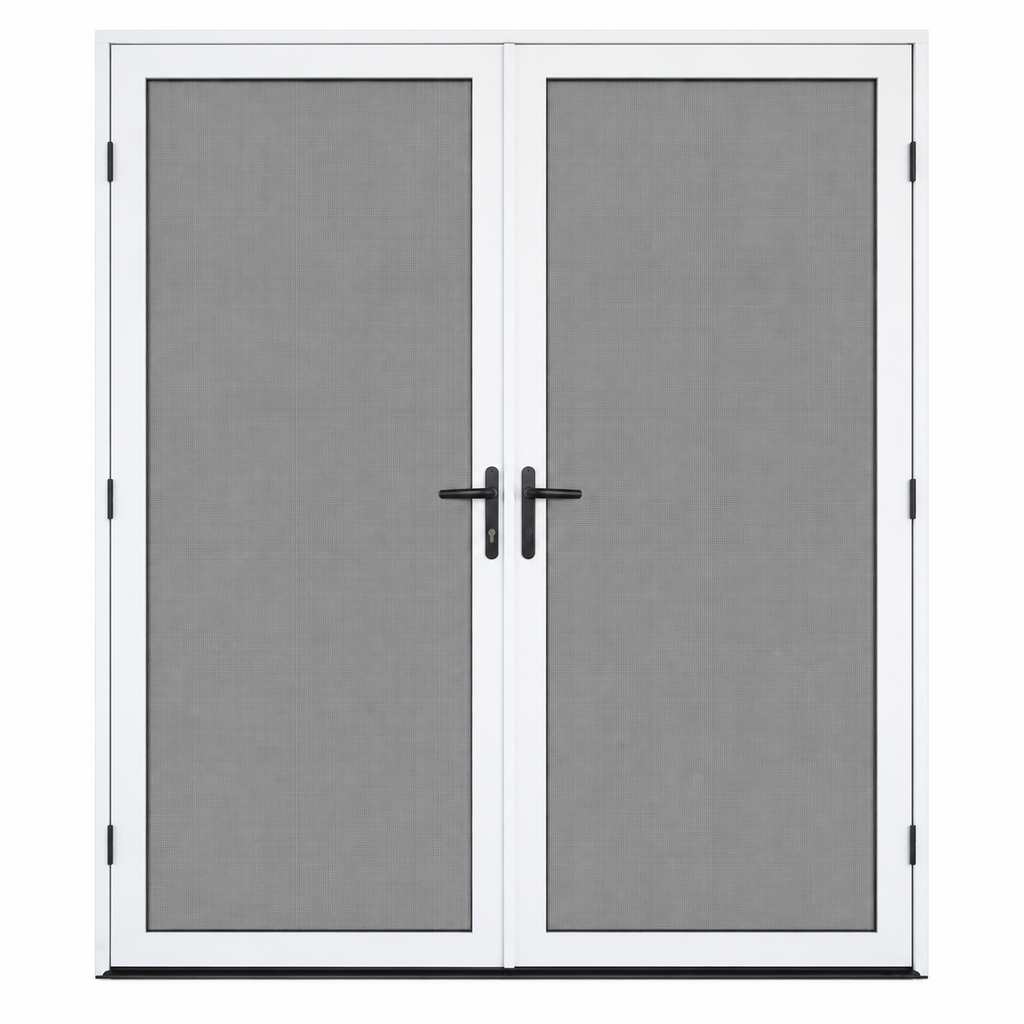 Double French Security Screen Doors