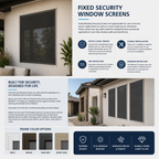 Fixed Security Screen Windows